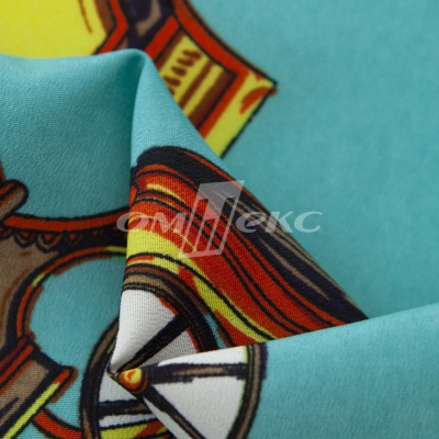 Плательная ткань "Фламенко" 16.2, 80 гр/м2, шир.150 см, принт этнический - купить в Тобольске. Цена 241.49 руб.