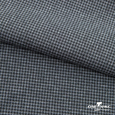 Ткань костюмная Пье-де-пуль 24013, 210 гр/м2, шир.150см, цвет чёрн/св.серый - купить в Тобольске. Цена 334.18 руб.