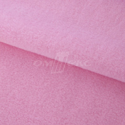 Флис окрашенный 15-2215, 250 гр/м2, шир.150 см, цвет светло-розовый - купить в Тобольске. Цена 580.31 руб.