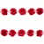 Тесьма плетеная "Рюш", упак. 9,14 м, цвет красный - купить в Тобольске. Цена: 46.82 руб.