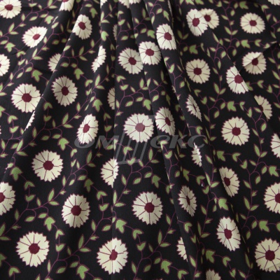 Плательная ткань "Фламенко" 10.1, 80 гр/м2, шир.150 см, принт растительный - купить в Тобольске. Цена 241.49 руб.
