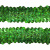 Тесьма с пайетками D4, шир. 30 мм/уп. 25+/-1 м, цвет зелёный - купить в Тобольске. Цена: 1 087.39 руб.