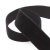 Лента бархатная нейлон, шир.25 мм, (упак. 45,7м), цв.03-черный - купить в Тобольске. Цена: 800.84 руб.
