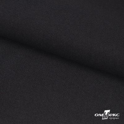 Трикотажное полотно "Монне" 100% полиэстр, 152см, 350 г/м2, чёрный, м - купить в Тобольске. Цена 385 руб.