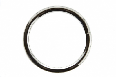 Кольцо металлическое d-38 мм, цв.-никель - купить в Тобольске. Цена: 4.89 руб.
