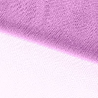 Фатин блестящий 16-12, 12 гр/м2, шир.300см, цвет розовый - купить в Тобольске. Цена 109.72 руб.