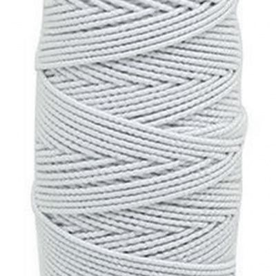 Нитка - резинка Спандекс 25 м (уп-10шт)-белые - купить в Тобольске. Цена: 35.65 руб.