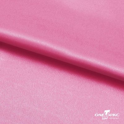 Поли креп-сатин 15-2215, 125 (+/-5) гр/м2, шир.150см, цвет розовый - купить в Тобольске. Цена 155.57 руб.