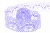 Тесьма кружевная 0621-2063, шир. 40 мм/уп. 20+/-1 м, цвет 107-фиолет - купить в Тобольске. Цена: 933.93 руб.