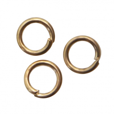 Кольцо  соединительное для бижутерии 4 мм, цв.-золото - купить в Тобольске. Цена: 0.41 руб.