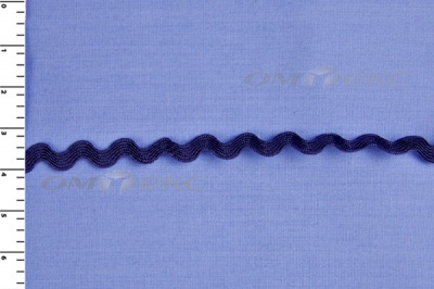 Тесьма плетеная "Вьюнчик"/т.синий - купить в Тобольске. Цена: 48.03 руб.