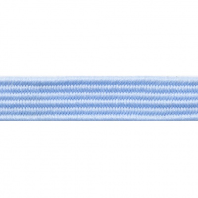 Резиновые нити с текстильным покрытием, шир. 6 мм ( упак.30 м/уп), цв.- 108-голубой - купить в Тобольске. Цена: 155.22 руб.