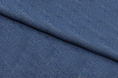 Ткань джинсовая №96, 160 гр/м2, шир.148см, цвет голубой - купить в Тобольске. Цена 350.42 руб.