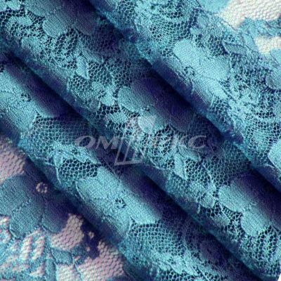 Кружевное полотно стрейч 15A61/BLUE, 100 гр/м2, шир.150см - купить в Тобольске. Цена 1 581 руб.