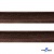 Кант атласный 074, шир. 12 мм (в упак. 65,8 м), цвет коричневый - купить в Тобольске. Цена: 237.16 руб.
