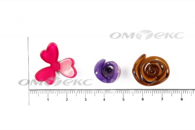 Украшение "Розы малые №1" 20мм - купить в Тобольске. Цена: 32.49 руб.