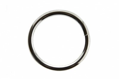 Кольцо металлическое d-3 х 32 мм, цв.-никель - купить в Тобольске. Цена: 3.92 руб.