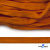 Шнур плетеный (плоский) d-12 мм, (уп.90+/-1м), 100% полиэстер, цв.267 - оранжевый - купить в Тобольске. Цена: 8.62 руб.