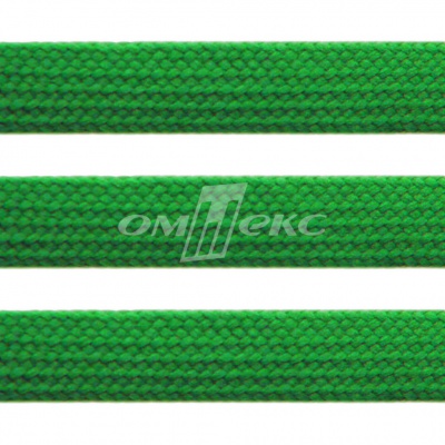 Шнур 15мм плоский (100+/-1м) №16 зеленый - купить в Тобольске. Цена: 10.32 руб.