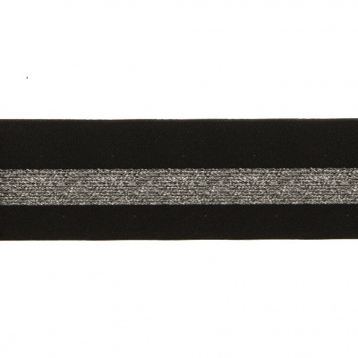 #2/6-Лента эластичная вязаная с рисунком шир.52 мм (45,7+/-0,5 м/бобина) - купить в Тобольске. Цена: 69.33 руб.