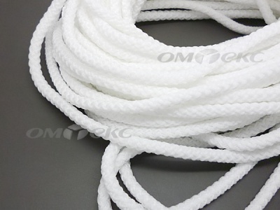 Шнур 1с35 4 мм крупное плетение 200 м белый - купить в Тобольске. Цена: 1.10 руб.