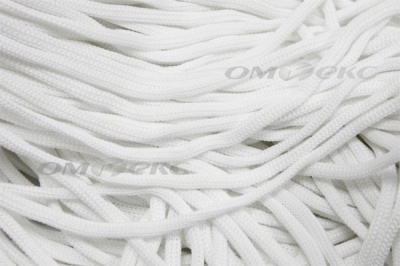 Шнур Т-02 (4с2) мелкое плетение 4мм 100 м белый - купить в Тобольске. Цена: 2.50 руб.