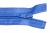 Спиральная молния Т5 260, 75 см, автомат, цвет голубой - купить в Тобольске. Цена: 16.28 руб.