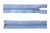 Спиральная молния Т5 351, 75 см, автомат, цвет св.голубой - купить в Тобольске. Цена: 16.28 руб.