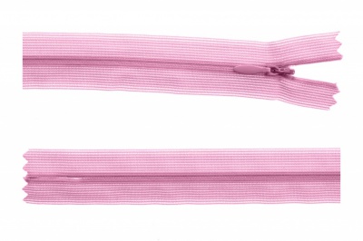 Молния потайная Т3 513, 50 см, капрон, цвет св.розовый - купить в Тобольске. Цена: 8.62 руб.