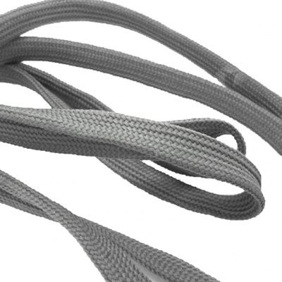 Шнурки т.5 80 см серый - купить в Тобольске. Цена: 16.76 руб.
