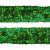 Тесьма с пайетками D4, шир. 20 мм/уп. 25+/-1 м, цвет зелёный - купить в Тобольске. Цена: 778.19 руб.