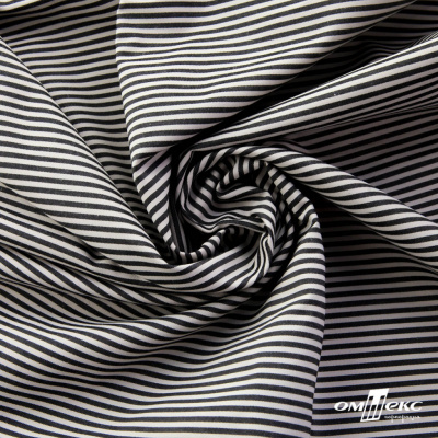 Ткань сорочечная Полоска Кенди, 115 г/м2, 58% пэ,42% хл, шир.150 см, цв.6-черный, (арт.110) - купить в Тобольске. Цена 306.69 руб.