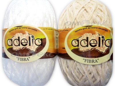 Пряжа Adelia "Fibra", полиэстер 100%, 50 гр/200 м - купить в Тобольске. Цена: 34.67 руб.