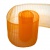 Лента капроновая "Гофре", шир. 110 мм/уп. 50 м, цвет оранжевый - купить в Тобольске. Цена: 26.93 руб.
