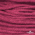 Шнур плетеный d-6 мм, 70% хлопок 30% полиэстер, уп.90+/-1 м, цв.1068-фуксия - купить в Тобольске. Цена: 588 руб.
