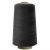 Швейные нитки (армированные) 28S/2, нам. 2 500 м, цвет чёрный - купить в Тобольске. Цена: 139.91 руб.