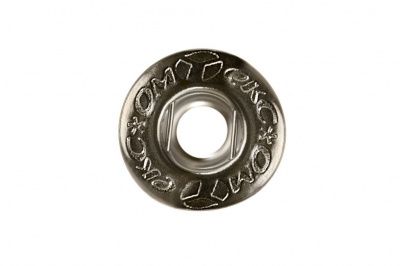Кнопка металлическая "Альфа" с пружиной, 15 мм (уп. 720+/-20 шт), цвет никель - купить в Тобольске. Цена: 1 481.69 руб.