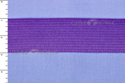 Окантовочная тесьма №0225, шир. 22 мм (в упак. 100 м), цвет фиолет - купить в Тобольске. Цена: 271.60 руб.