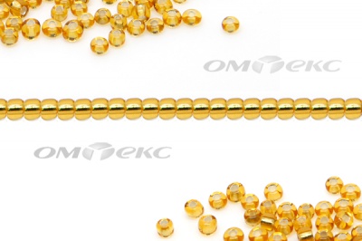 Бисер (SL) 11/0 ( упак.100 гр) цв.22 - золото - купить в Тобольске. Цена: 53.34 руб.