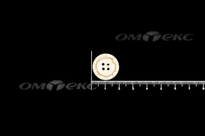 Пуговица деревянная круглая №33 (18мм) - купить в Тобольске. Цена: 2.55 руб.