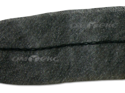 WS7225-прокладочная лента усиленная швом для подгиба 30мм-графит (50м) - купить в Тобольске. Цена: 16.97 руб.