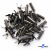 06032-Наконечник для шнура металл, отв. 4 мм, цв. тём.никель - купить в Тобольске. Цена: 9.60 руб.