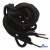 Шнурки #106-09, круглые 130 см, цв.чёрный - купить в Тобольске. Цена: 21.92 руб.