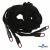 Шнурки #106-01, плоские 130 см, декор.наконечник, цв.чёрный - купить в Тобольске. Цена: 43.98 руб.