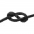 Шнур вощенный (25+/-1ярд) черный  - купить в Тобольске. Цена: 104.42 руб.