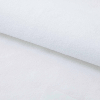 Флис DTY 240 г/м2, White/белый, 150 см (2,77м/кг) - купить в Тобольске. Цена 640.46 руб.