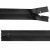 Молния водонепроницаемая PVC Т-7, 20 см, неразъемная, цвет чёрный - купить в Тобольске. Цена: 21.56 руб.
