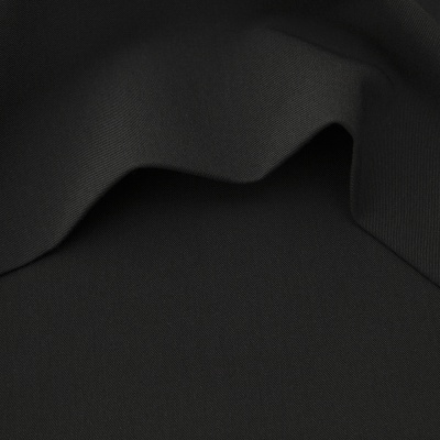 Костюмная ткань с вискозой "Меган", 210 гр/м2, шир.150см, цвет чёрный - купить в Тобольске. Цена 382.42 руб.