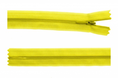 Молния потайная Т3 131, 20 см, капрон, цвет жёлтый - купить в Тобольске. Цена: 5.12 руб.