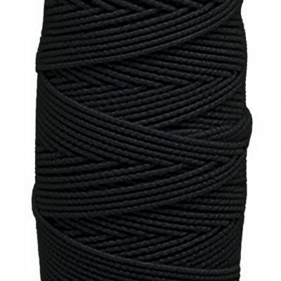 Нитка - резинка Спандекс 25 м (уп-10шт)-чёрные - купить в Тобольске. Цена: 36.02 руб.